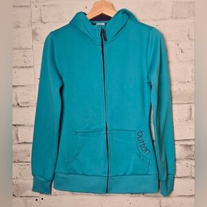 Burton Retro DRYRIDE Full Zip Hoodie Women’s Small Teal Purple Snowboard Jacket